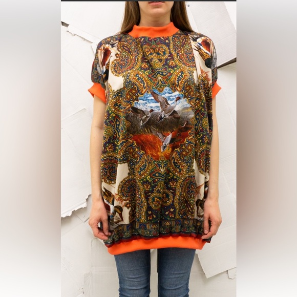 Tata Christiane Colorful‎ Graphic Shirt Size Small/Medium - Picture 12 of 12